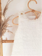 Charger l'image dans la galerie, Gigoteuse 0-3 mois 'mouton' style fourrure double gaze de coton BIO écru | Made in France - Les p'tites Merveilles de Bérénice