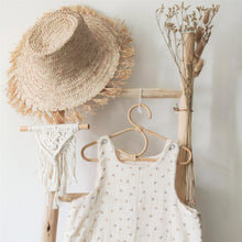 Charger l'image dans la galerie, Gigoteuse 12-36 mois "Augustin" en double gaze de coton BIO écrue à feuilles Fabriquée en France - Les p'tites Merveilles de Bérénice