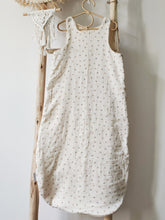 Charger l'image dans la galerie, Gigoteuse 12-36 mois "Augustin" en double gaze de coton BIO écrue à feuilles Fait Main en France - Les p'tites Merveilles de Bérénice