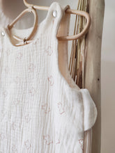 Charger l'image dans la galerie, Gigoteuse été 3-12 mois "Oiseaux" écru en double gaze de coton BIO Fait Main en France écoresponsable - Les p'tites Merveilles de Bérénice