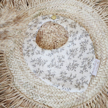 Charger l'image dans la galerie, Bavoir bébé bandana "Louison" double gaze de coton Bio | Fabriqué en France - Les p'tites Merveilles de Bérénice