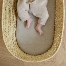 Charger l'image dans la galerie, Matelas couffin bébé "L'excellence Bio-sourcée" 100 % fibres naturelles : Laine, Chanvre du Sud-Ouest & Cocolatex fabriqué en France par Les p'tites Merveilles de Bérénice