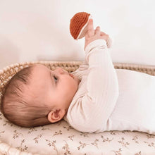 Charger l'image dans la galerie, Panier à langer bébé + matelas et drap gaze de coton BIO "Eglantine" Fait Main en France | Les p'tites Merveilles de Bérénice