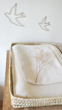 Charger l'image dans la galerie, Housse matelas à langer double gaze de coton Bio écru | Made in France - Les p'tites Merveilles de Bérénice