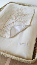 Charger l'image dans la galerie, Housse matelas à langer double gaze de coton Bio écru | Made in France - Les p'tites Merveilles de Bérénice