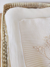 Charger l'image dans la galerie, Housse matelas à langer double gaze de coton Bio écru | Made in France - Les p'tites Merveilles de Bérénice
