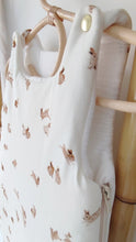 Charger l'image dans la galerie, Gigoteuse 0-3 mois "Lapins de garenne" écru et beige double gaze de coton BIO Made in France | Les p'tites Merveilles de Bérénice