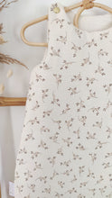 Charger l'image dans la galerie, Gigoteuse 0-3 mois "Églantine" en double gaze de coton BIO écru Made in France | Les p'tites Merveilles de Bérénice