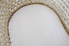 Charger l'image dans la galerie, Drap housse couffin bébé en double gaze de coton biologique écru Fait Main en France - Les p'tites Merveilles de Bérénice