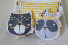 Charger l'image dans la galerie, Panda Indien Sioux boîte à musique en coton Biologique.