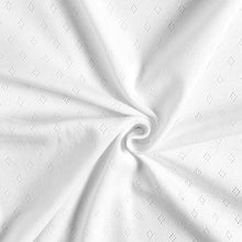 Charger l&#39;image dans la galerie, Jersey de coton blanc pour drap housse matelas berceau Fait Main en France - Les p&#39;tites Merveilles de Bérénice
