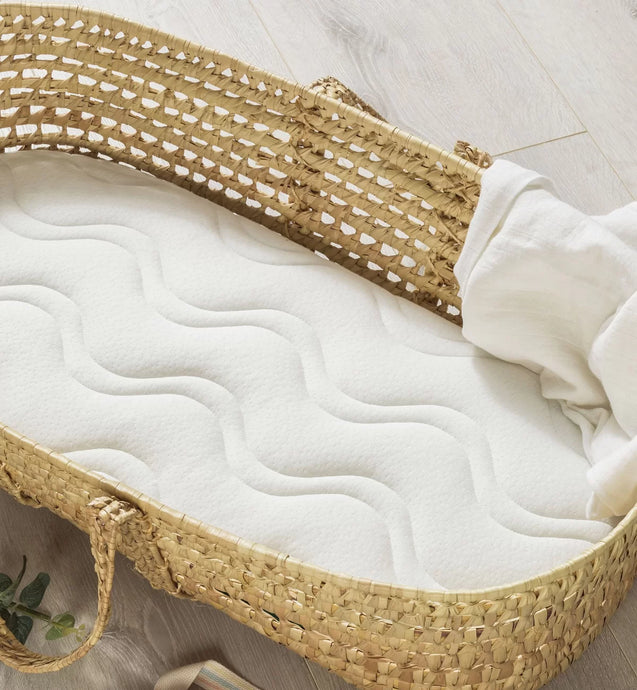 Matelas pour couffin bébé Naturel en fibres de coco et latex tout confort facile d'entretien