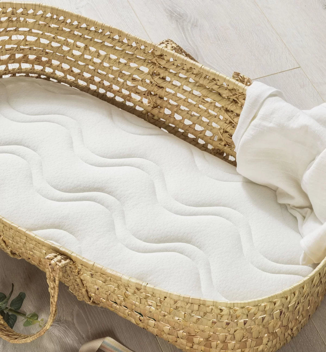 Matelas pour couffin bébé Naturel en fibres de coco et latex tout confort facile d'entretien